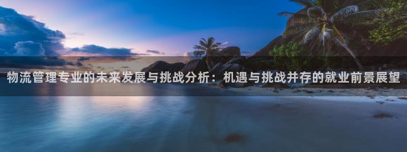旺财28PG电子游戏：物流管理专业的