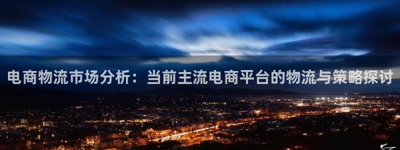 旺财28官网入口正版：电商物流市场分